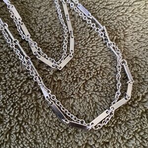 Trifari two chain vintage necklace from 1955-1969